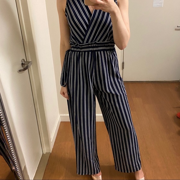 Monteau Striped Jumpsuit - Picture 5 of 7